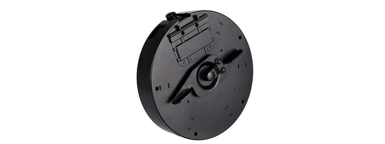 Double Eagle M811 M1A1 Tommy Gun Drum Magazine (Black) - Click Image to Close